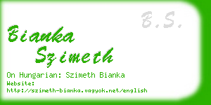 bianka szimeth business card